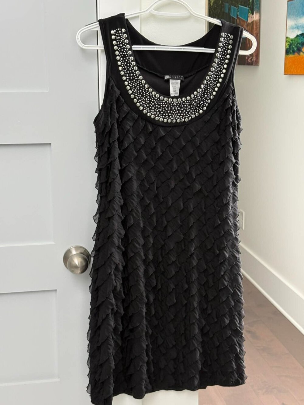 Carol Little Black Sleeveless Mini Dress
